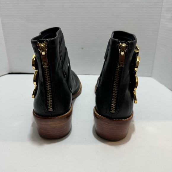 Loeffler Randall leather ankle boots size 8 - Picture 6 of 12